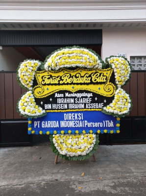 Papan Bunga Duka di Kemiri