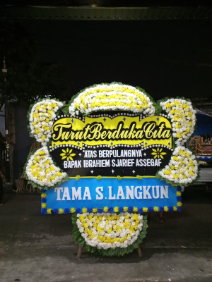 Papan Bunga Duka di Kemiri